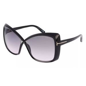 New Authentic Tom Ford Jasmin FT0943 01B Butterfly Sunglasses